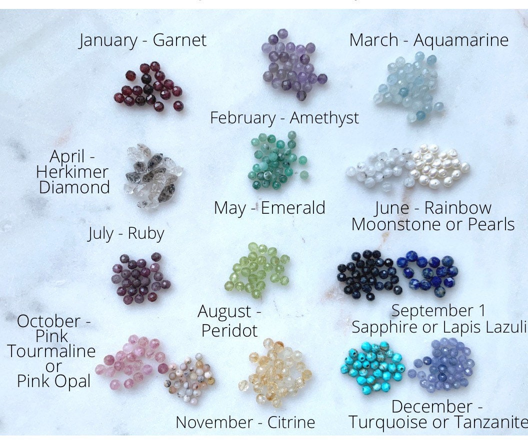 Customized Birthstone Pattern Bracelet