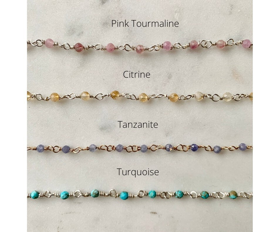 Customized Birthstone Pattern Bracelet