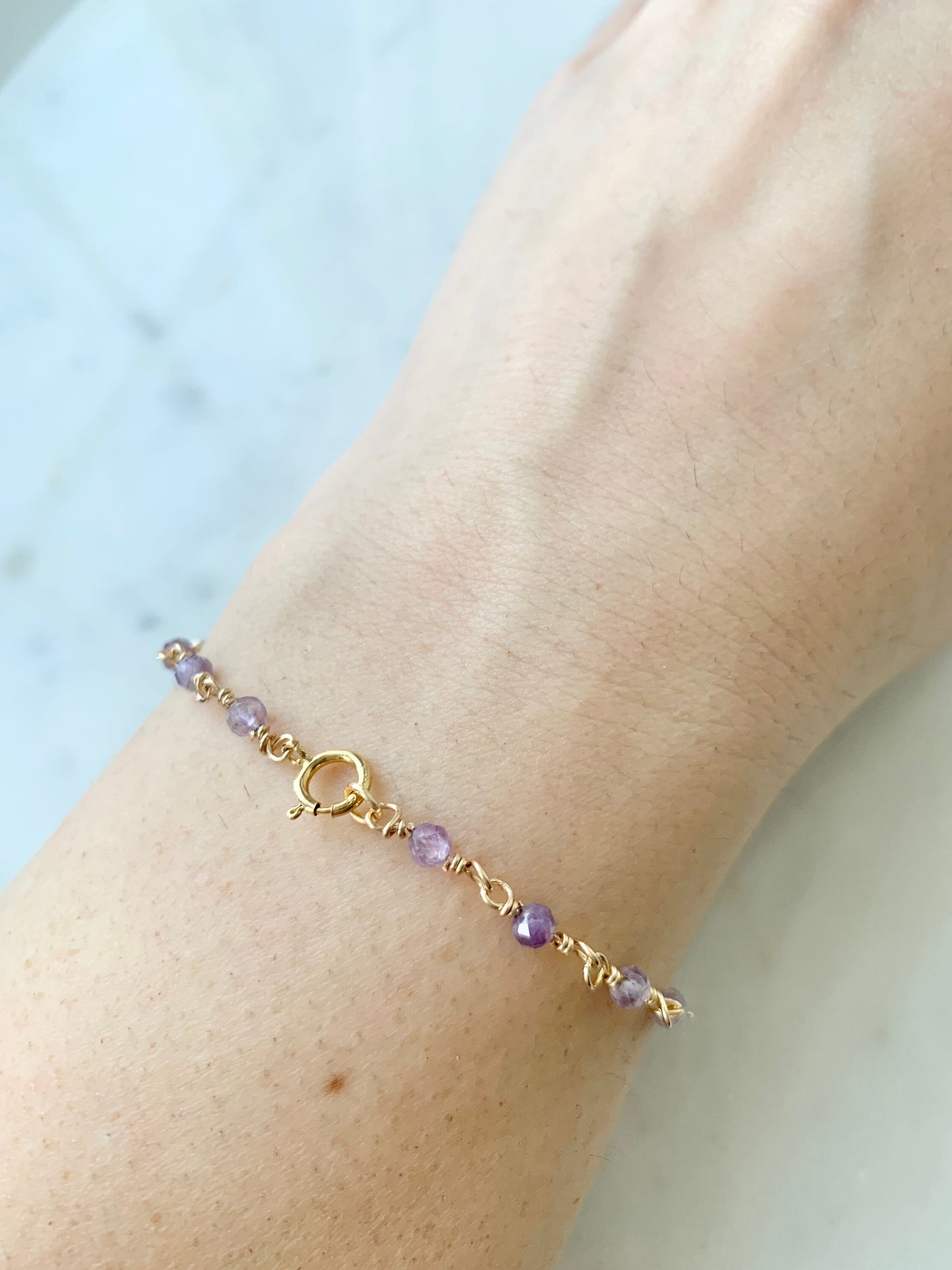 Customized Birthstone Pattern Bracelet